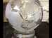 Glass football Presentation/Trophy with empty panels for engraving