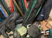 Assorted poles and course fishing equipment