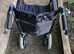 Wheelchair for sale, good condition, folding seat and rear panel in go faster Blue!
