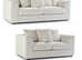 Milan Premium Sofa Set - L Shape 2 & 3 Seater  with Footstool