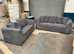 **Elegant Brand New L-Shape Sofa - 2 & 3 Seater with Footstool Addition**