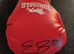 Unknown Autograph/Signature (EBm) Boxing Glove, Lonsdale Adult Leather Red/Black