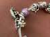 For Sale:; Pandora  Charm Bracelet with 14 charms included.