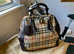 Extra Large Burberry Haymarket Tote Handbag Brand New with Dust Bag
