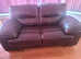 2 large seater leather settee for sale x 2