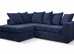 **Elegant Brand New L-Shape Sofa - 2 & 3 Seater with Coordinated Footstool**