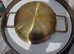 Golden fruit bowl