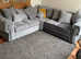 **   **Luxury Brand New Corner Couch - 3 & 2 Seater with Footstool Addition**