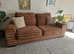 Laura Ashley Striped 3 Seater Sofa  Delivery Available