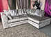 **Chic Brand New Corner Sofa Collection - 2 & 3 Seater with Footstool**
