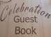 Bespoke Luxury Party Guest Book . A5 luxury 170gsm white paper. PRICE £12.49