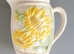 Poet Laval Pottery Ceramic Sunflower Jug/Vase.  7" Tall.