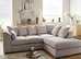 **Milan Brand New Modular L-Shape Sofa - 3 & 2 Seater with Footstool**