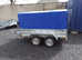 BRAND NEW 7,7ft x 4,2ft TWIN AXLE NIEWIADOW TRAILER WITH FRAME AND COVER (80CM) 750KG