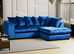 Ultimate Corner Seating Solution - 2 & 3 Seater Sofa with Footstool