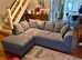 **Cozy Brand New L-Shape Couch - 2 & 3 Seater with Coordinated Footstool**