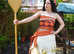 MOANA HAWAIIAN COSTUME HOME MADE SIZE UK 8-10