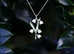 Lily of The Valley White Flower Pendant Necklace