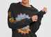Black Hoodie | Chill Bread Vibes Unisex Sponge Fleece Raglan Sweatshirt | Winter Clothes | Women's clothing in UK