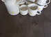 Coffee/tea pot, milk jug, sugar bowl and 6 cups and saucers