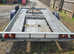 Single axle braked car trailer