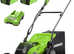 Garden Lawn Mower Greenworks 40V Cordless Lawnmower
