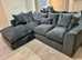 **Sleek Brand New L-Shape Sofa - 2 & 3 Seater with Stylish Footstool