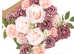 Artificial Roses Dusky Rose & Assorted Pinks  - New