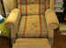 Three seater sofa and reclining armchair