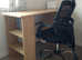 Black Desk chair, very comfortable and elegant, in good condition