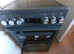 BEKO electric cooker with double oven and halogen hob