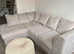 **Elegant Brand New L-Shape Sofa - 2 & 3 Seater with Coordinated Footstool**