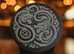 Set of 6 Round Slate Coasters, Dragon Collection. PRICE £9.