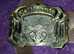 Vintage U.S. belt buckle with leather belt