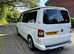 Volkswagen T5 2.0 TDi 102ps manual SWB 4 berth elevating roof in white (3565) It has tinted windows, alloy wheels, barn doors at the rear, single cab
