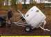 ATV Bale Trailer, quad bale trailer for moving round bale of hay, haylage, silage and straw.
