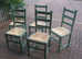 Ladderback chairs (set of 5)