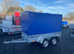 BRAND NEW 8,2ft x 4,3ft TWIN AXLE TRAILER WITH FRAME AND COVER 155CM 750KG