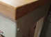 Solid oak kitchen unit solid oak top wine rack draw basket ex condition £100