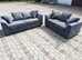 **Versatile Brand New Corner Couch - 2 & 3 Seater with Footstool Space**