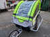 2 CHILD BIKE TRAILER CONVERTS INTO PRAM