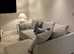 l  **Luxury Brand New L-Shape Couch - 3 & 2 Seater with Coordinated Footstool**