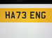 My registration HA73 ENG