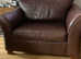 Marks & Spencer Abby Brown Leather Loveseat