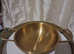 Golden fruit bowl