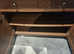 Dark brown oak sideboard