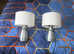 2 MATCHING BEDSIDE LAMPS