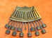 Brass Original Oldtime Fantail Preston Winders Fado Guitar Winders 12 Posts Excellent Condition Very Rare