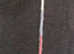 Antique glass barley twist carnival cane with candy drops inside