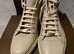 Gucci Mens Hi Top Leather Lace-up Sneakers , Brand New